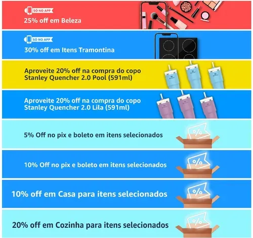 Amazon Prime Day - Novos Cupons - Calendrio Da 